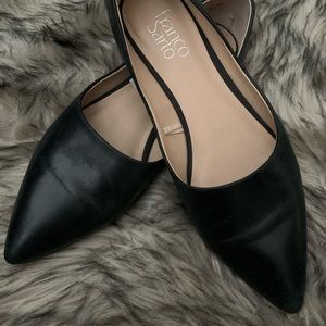 Franco Sarto Pointed Toe Flats, Size 8